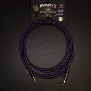 Winspear Instrumental Co Crystal Premium Guitar Cable 15’ Purple ST - ST