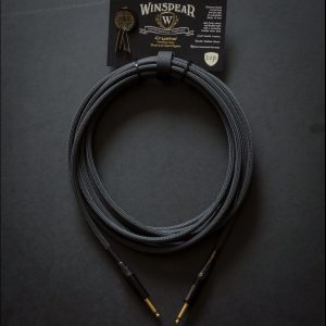 Winspear-Instrumental-Co-Crystal-Premium-Guitar-Cable-20-Graphite-Black-ST-ST
